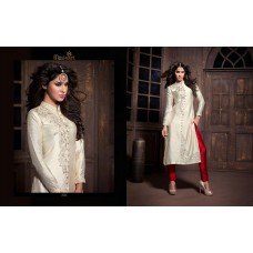 2003 WHITE AND RED SENORA BY MASKEEN MAISHA WEDDING WEAR SALWAR SUIT